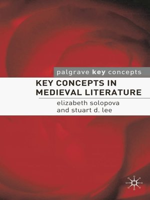 cover image of Key Concepts in Medieval Literature